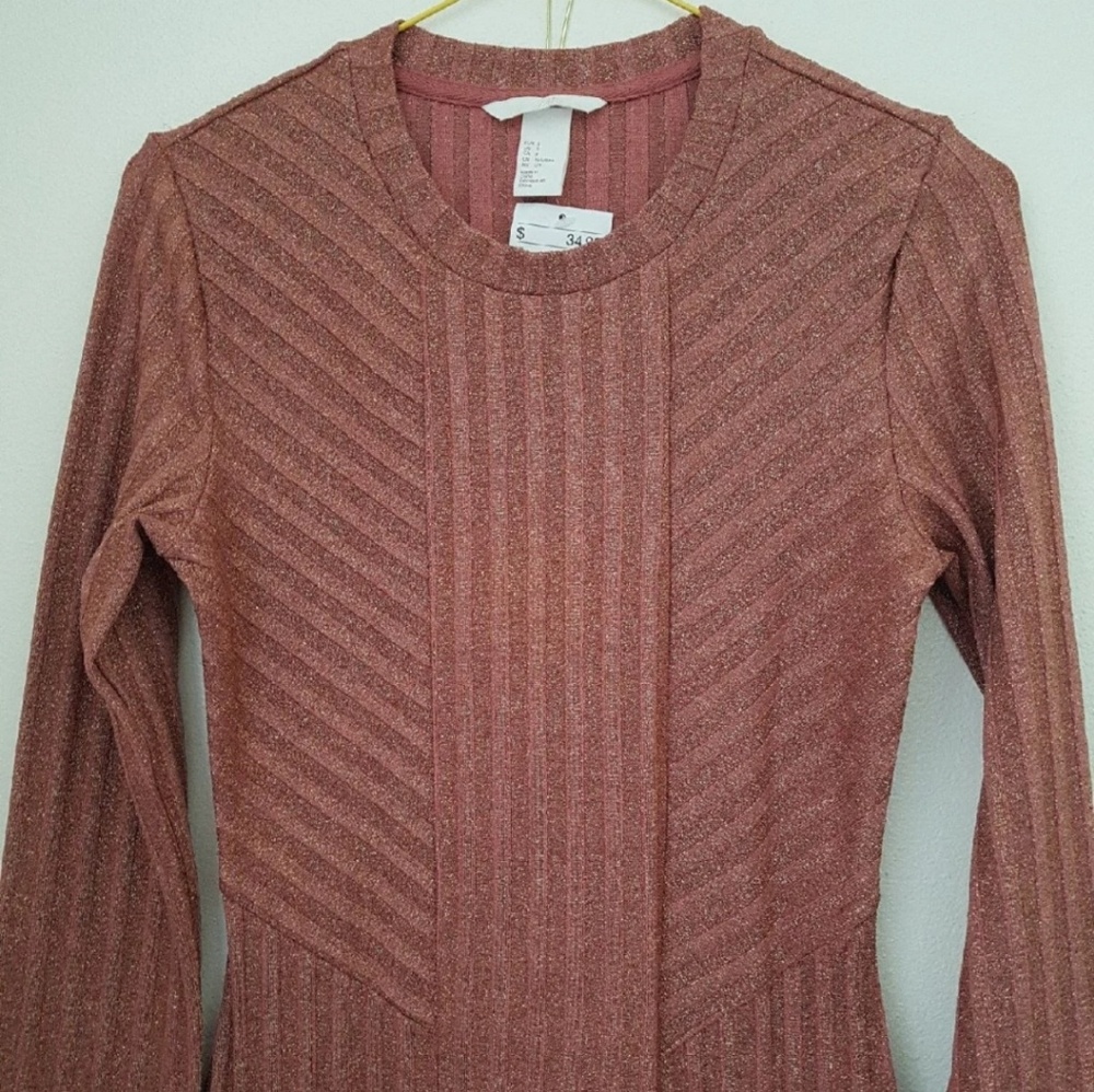 H&M Shimmer Sweater Dress